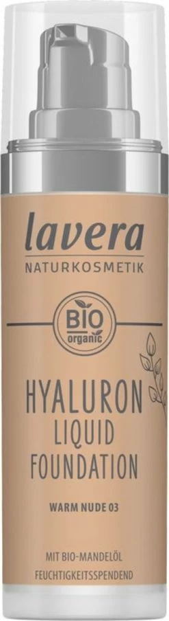 Lavera Make-up Hyaluron Liquid Foundation -Warm Nude 03-, 30 Ml -Cosmeticawinkel 328x1200 5