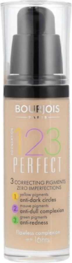 Bourjois 123 Perfect Foundation - 53 Beige Clair -Cosmeticawinkel 330x1200 3