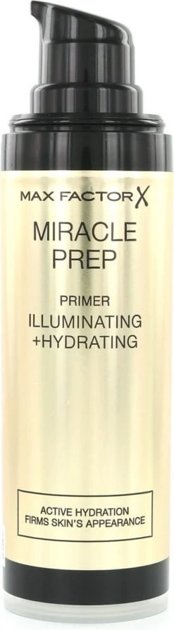 Max Factor Miracle Prep Primer Illuminating & Hydrating - 000 Transparant - 30 Ml -Cosmeticawinkel 332x1200 2