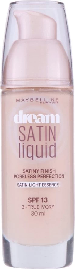 Maybelline Dream Satin Liquid Foundation - 03 True Ivory -Cosmeticawinkel 334x1200 4