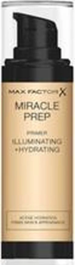 Max Factor Miracle Prep Primer Illuminating & Hydrating - 000 Transparant - 30 Ml -Cosmeticawinkel 341x1200 1