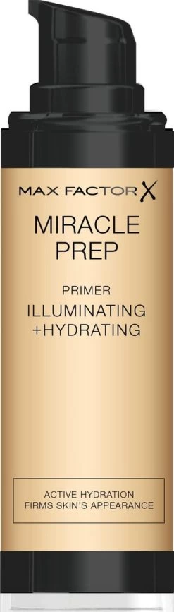 Max Factor Miracle Prep Primer Illuminating & Hydrating - 000 Transparant - 30 Ml -Cosmeticawinkel 342x1200