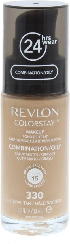 Revlon Colorstay Foundation With Pump - 330 Natural Tan (Oily Skin) 18 Revlon Colorstay Foundation With Pump - 330 Natural Tan (Oily Skin) -Cosmeticawinkel 349x1200 1