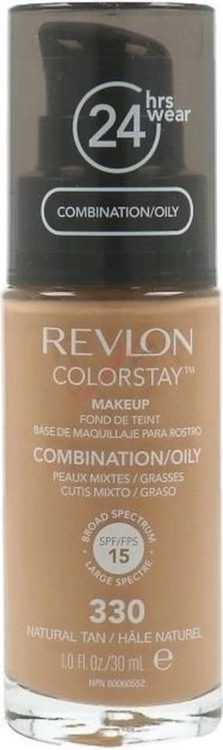 Revlon Colorstay Foundation With Pump - 330 Natural Tan (Oily Skin) 23 Revlon Colorstay Foundation With Pump - 330 Natural Tan (Oily Skin) -Cosmeticawinkel 357x1200 1