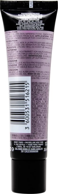 Maybelline Facestudio Primer - Protecting Primer SPF30 - 30ml -Cosmeticawinkel 358x1200 3