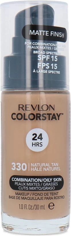 Revlon Colorstay Foundation With Pump - 330 Natural Tan (Oily Skin) 19 Revlon Colorstay Foundation With Pump - 330 Natural Tan (Oily Skin) -Cosmeticawinkel 365x1200 2