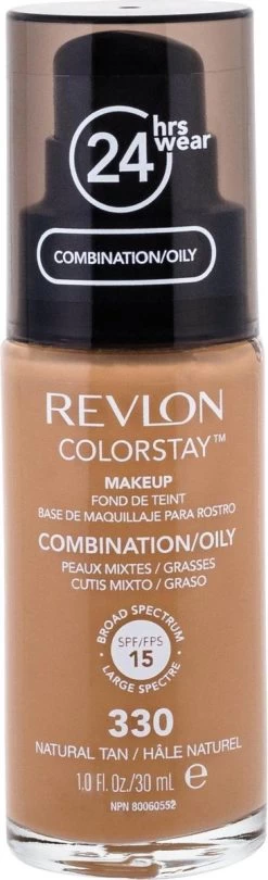 Revlon Colorstay Foundation With Pump - 330 Natural Tan (Oily Skin) 20 Revlon Colorstay Foundation With Pump - 330 Natural Tan (Oily Skin) -Cosmeticawinkel 366x1200 1