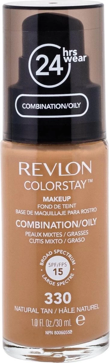 Revlon Colorstay Foundation With Pump - 330 Natural Tan (Oily Skin) 7 Revlon Colorstay Foundation With Pump - 330 Natural Tan (Oily Skin) - Afbeelding 5