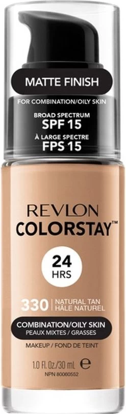 Revlon Colorstay Foundation With Pump - 330 Natural Tan (Oily Skin) 25 Revlon Colorstay Foundation With Pump - 330 Natural Tan (Oily Skin) -Cosmeticawinkel 367x1200 2