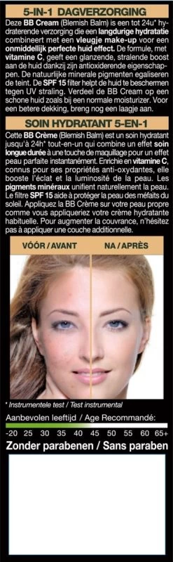 Garnier SkinActive - BB Cream Classic Light 5-in-1 Dagverzorging - 50ml - Getinte Dagcrème -Cosmeticawinkel 371x1200 3