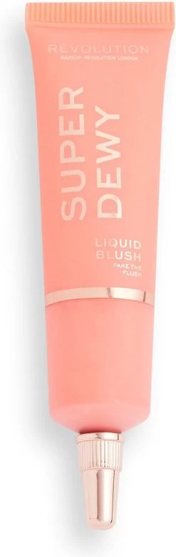 Makeup Revolution - Superdewy Liquid Blusher - Fake The Flush
