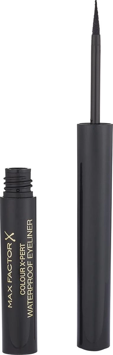 Max Factor Colour Xpert Waterproof - 01 Deep Black - Zwart - Eyeliner 4 Max Factor Colour Xpert Waterproof - 01 Deep Black - Zwart - Eyeliner - Afbeelding 2