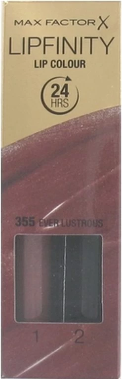 Max Factor Lipfinity 24HR Lip Colour Lipgloss - 355 Ever Lustrous -Cosmeticawinkel 386x1200