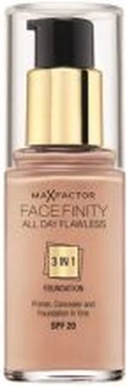 Max Factor Facefinity All Day Flawless 3-in-1 Liquid Foundation - 064 Rose Gold -Cosmeticawinkel 394x1200 3
