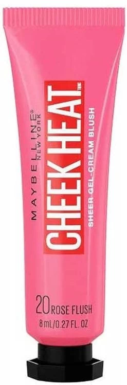 Maybelline Cheek Heat Cream Blush - 20 Rose Flash -Cosmeticawinkel 395x1200