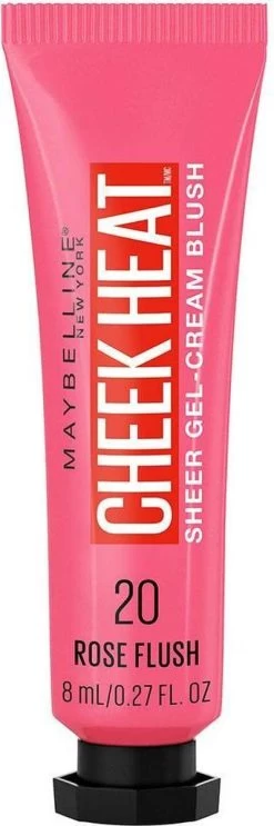 Maybelline Cheek Heat Cream Blush - 20 Rose Flash -Cosmeticawinkel 399x1200