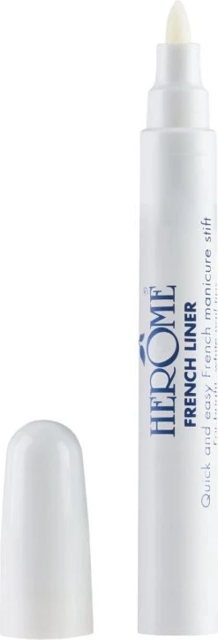 Herome French Liner - Manicurestift - Creëer Witte Nagelranden In Een Handomdraai - 5ml. -Cosmeticawinkel 410x1200 1
