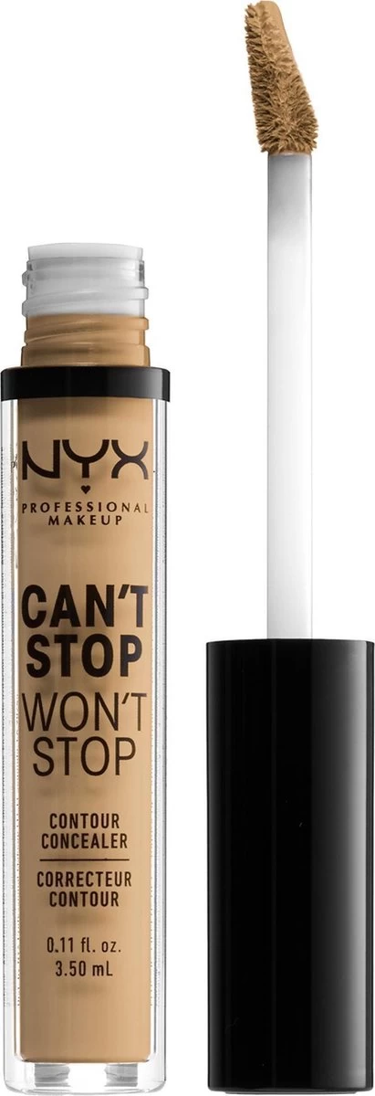NYX Professional Makeup - Can't Stop Won't Stop Concealer - Beige 4 NYX Professional Makeup - Can't Stop Won't Stop Concealer - Beige - Afbeelding 2