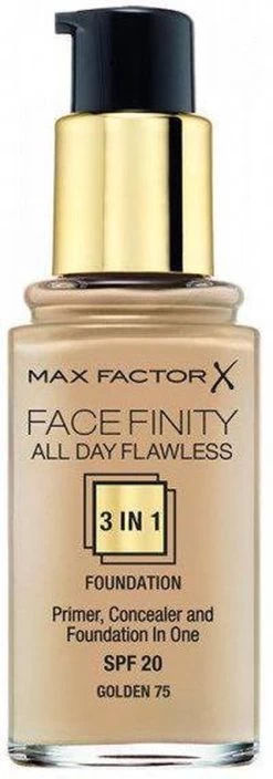 Max Factor Facefinity All Day Flawless 3-in-1 Liquid Foundation - 064 Rose Gold -Cosmeticawinkel 421x1200 2