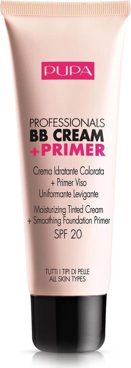 Pupa Milano Professionals BB Cream + Primer - Nude 001 11 Pupa Milano Professionals BB Cream + Primer - Nude 001 - Afbeelding 9