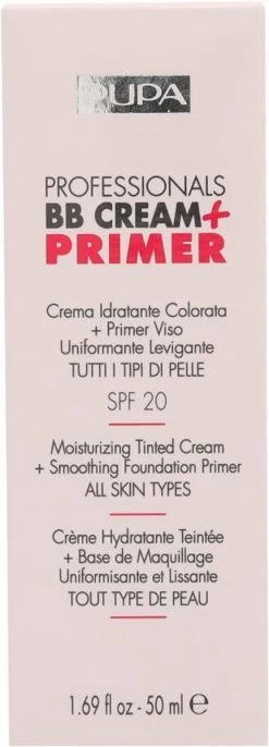 Pupa Milano Professionals BB Cream + Primer - 002 Sand 34 Pupa Milano Professionals BB Cream + Primer - 002 Sand -Cosmeticawinkel 432x1200 4