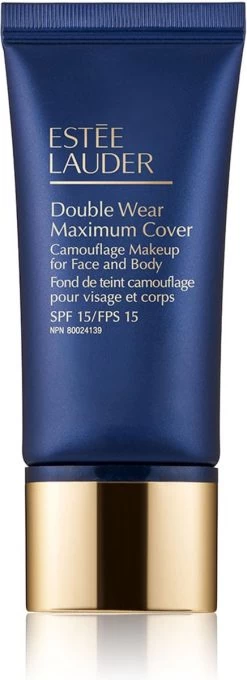 Estée Lauder Double Wear Maximum Cover Camouflage Makeup For Face And Body Foundation 30 Ml - 2N1 Desert Beige - Met SPF 15 -Cosmeticawinkel 436x1200 1