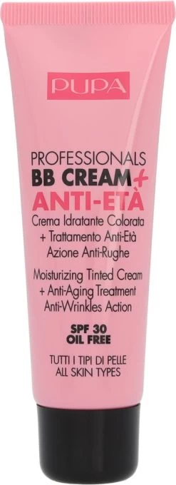 PUPA Milano Pupa Professionals BB Creme Anti-Eta SPF30 002 Sand -Cosmeticawinkel 436x1200 2
