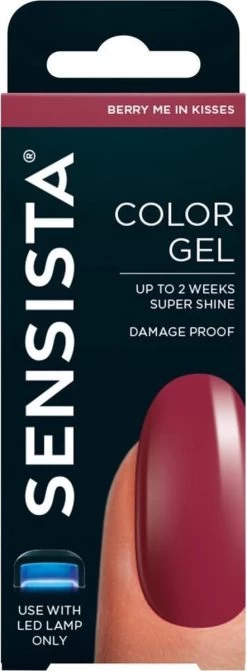 Sensista Color Gel Berry Me In Kisses - Rood -Cosmeticawinkel 442x1200