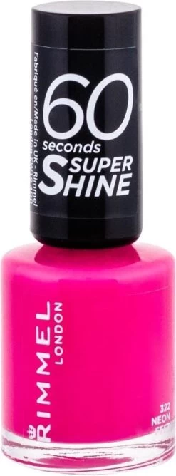 Rimmel London 60 Seconds Supershine Rita Ora Collection Nagellak - 322 Neon Fest -Cosmeticawinkel 444x1200