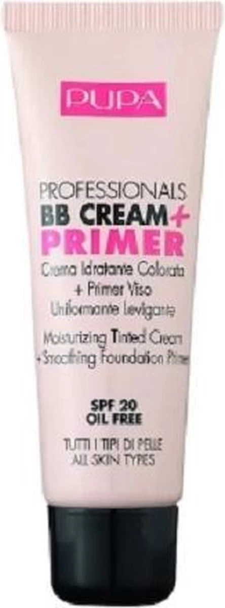 Pupa Milano Professionals BB Cream + Primer - Nude 001 16 Pupa Milano Professionals BB Cream + Primer - Nude 001 - Afbeelding 14