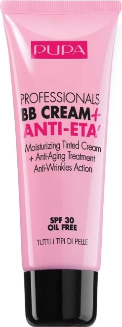 PUPA Milano Pupa Professionals BB Creme Anti-Eta SPF30 002 Sand -Cosmeticawinkel 447x1200 1