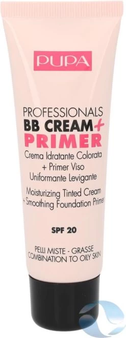 Pupa BB Cream + Primer For Combination To Oily Skin - 002 Sand -Cosmeticawinkel 449x1200 1