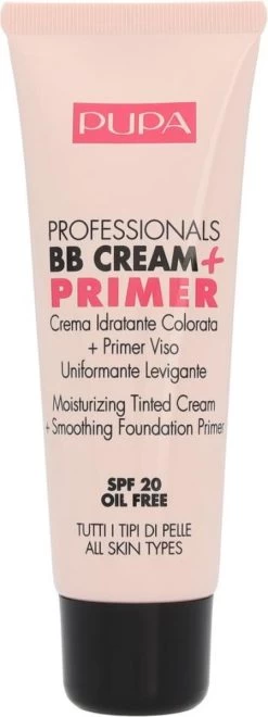 Pupa Milano Professionals BB Cream + Primer - 002 Sand 25 Pupa Milano Professionals BB Cream + Primer - 002 Sand -Cosmeticawinkel 449x1200 3
