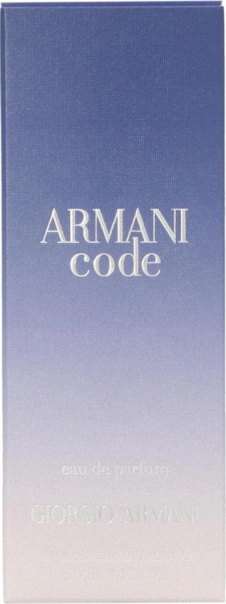 Giorgio Armani Code 30 Ml - Eau De Parfum - Damesparfum 8 Giorgio Armani Code 30 Ml - Eau De Parfum - Damesparfum - Afbeelding 6