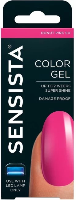Sensista Color Gel Donut Pink So! - Gel Polish - Roze -Cosmeticawinkel 456x1200