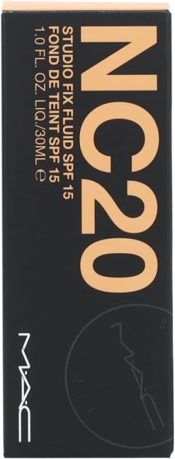 MAC Cosmetics Studio Fix Fluid Foundation - NC20 35 MAC Cosmetics Studio Fix Fluid Foundation - NC20 -Cosmeticawinkel 457x1200 6