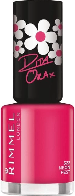 Rimmel London 60 Seconds Supershine Rita Ora Collection Nagellak - 322 Neon Fest
