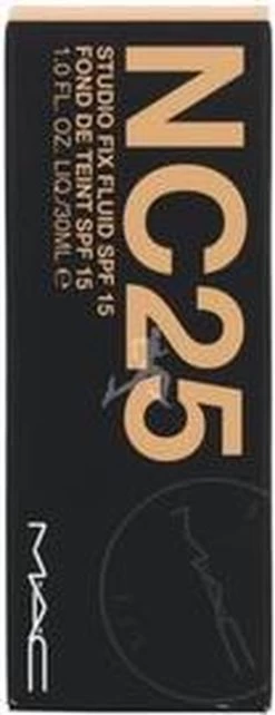 MAC Cosmetics Studio Fix Fluid Foundation - NC25 33 MAC Cosmetics Studio Fix Fluid Foundation - NC25 -Cosmeticawinkel 462x1200 1