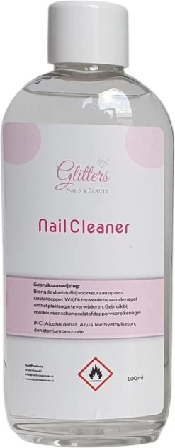 Nail Cleaner - Nagel Cleanser Voor Gel Gellak - Ontvetter - 100ml