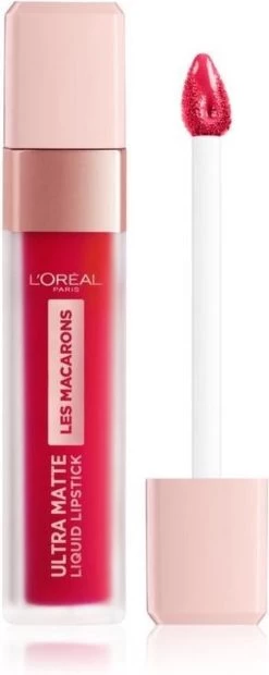 L’Oréal Paris Make-Up Designer Les Macarons Lippenstift - 828 Framboise Frenzy - Rood - Langhoudend - 6,7 Ml -Cosmeticawinkel 478x1200 2