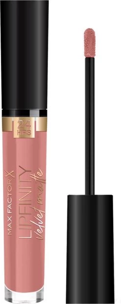 Max Factor Lipfinity Velvet Matte Lippenstift - 015 Nude Silk Nude -Cosmeticawinkel 480x1200