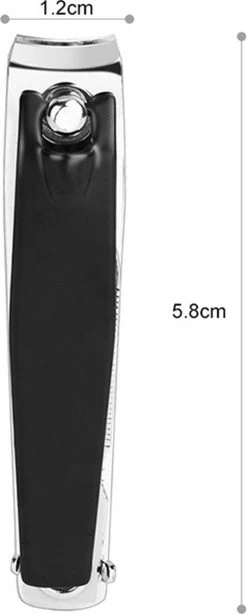 Medies - Nagelschaar 9 Cm En Kleine Nagelknipper Met Vijl 6 Cm | Nagelschaar | Nagelknipper | Nagelschaartje | Nagelverzorging - Zwart -Cosmeticawinkel 483x1200 4