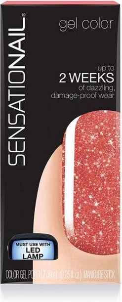 Sensationail Gel Color Nail Polish - Candy Cane Crush -Cosmeticawinkel 485x1200