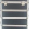 VDD Aluminium Visagie Kappers Koffer Trolley - Make-up Schmink Nagel Koffer Trolley - Zwart -Cosmeticawinkel 487x1200 7