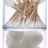 Without Lemon - Wattenstaafjes En Wattenschijfjes Houder - Dubbel Transparant Opberghouder - Opbergdoosje - Makeup Organizer - Zonder Zijopening - Met Deksel - Stapelbaar -Cosmeticawinkel 492x1200 13