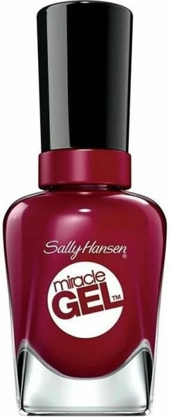 Sally Hansen Miracle Gel Nagellak - 440 Dig Fig - Rood -Cosmeticawinkel 494x1200 3