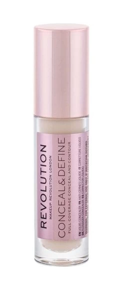 Makeup Revolution - Conceal & Define Concealer C1 -Cosmeticawinkel 509x1200 3
