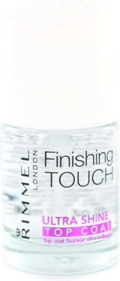 Rimmel London Finishing Touch Ultra Shine Nagellak Topcoat - Transparant -Cosmeticawinkel 512x1200