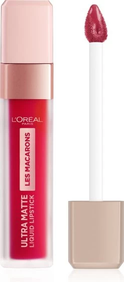 L’Oréal Paris Make-Up Designer Les Macarons Lippenstift - 828 Framboise Frenzy - Rood - Langhoudend - 6,7 Ml -Cosmeticawinkel 529x1200 2