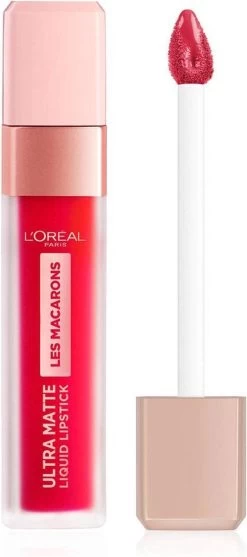 L’Oréal Paris Make-Up Designer Les Macarons Lippenstift - 828 Framboise Frenzy - Rood - Langhoudend - 6,7 Ml -Cosmeticawinkel 532x1200 2